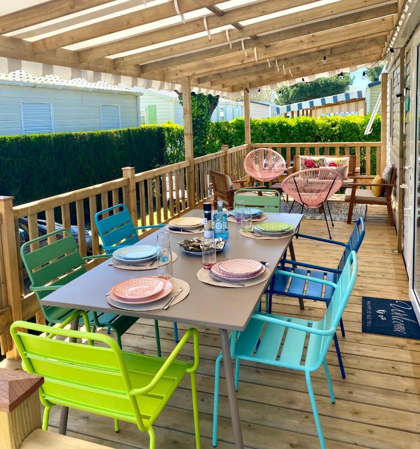 Mobil Home Excellence 6 Personnes Au Camping Mer Et Soleil, Saint George D'Oleron Les Sables Vignier Экстерьер фото